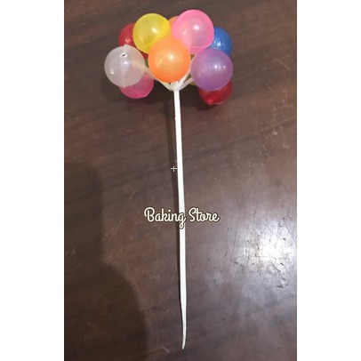 Hiasan Kue - Cake Topper Stik Balon