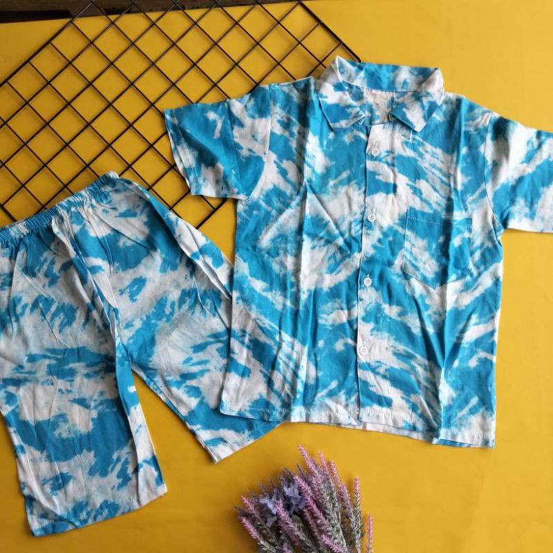 setelan tie dye 1-7 thn