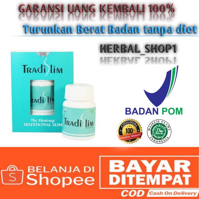 [PROMO] TRADISLIM ASLI OBAT PELANGSING BADAN TANPA OLAHRAGA