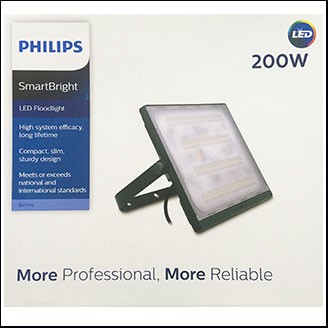 Philips Flood Light / Lampu Sorot BVP176 LED190/CW 200W WB GREY L1000