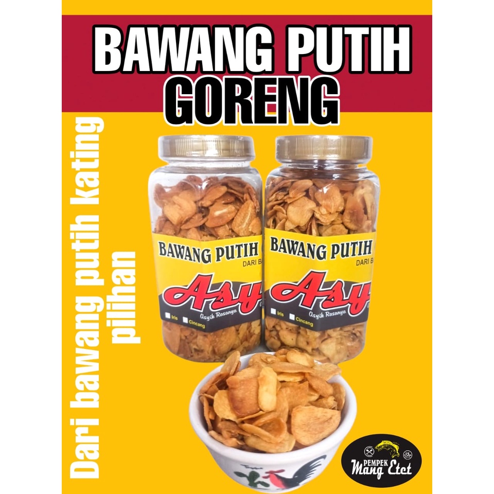 

BAWANG PUTIH KATING GORENG