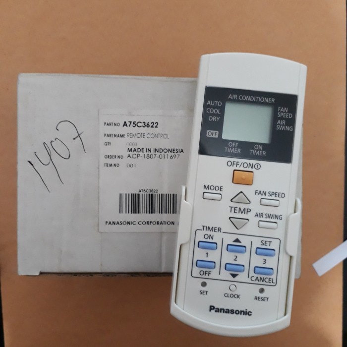 Remot Ac Panasonic Panasonik PC5MKJ PC7MKJ PC9MKJ SA Original