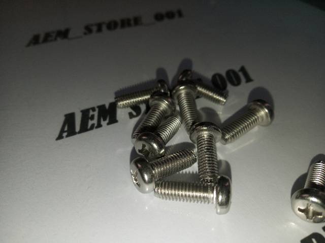 Baut JP M5 X 15 (1.5cm) stainless 304 pan screw