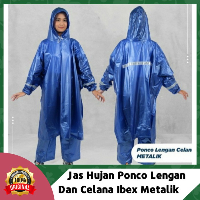 Jas hujan Poncho Celana Lengan Termurah Ibex Tribal