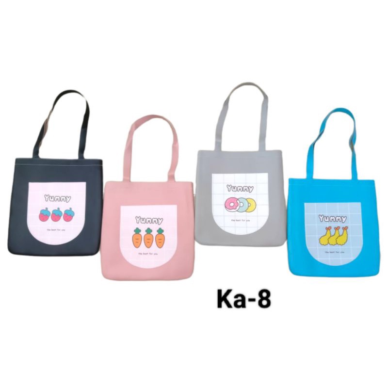 TOTE BAG TAS MINISO IMPORT KULIT SINTETIS TEBAL PLONG