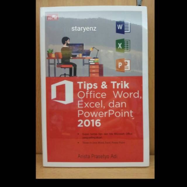 Buku tips dan trik office word, Excel dan powerpoint 2016