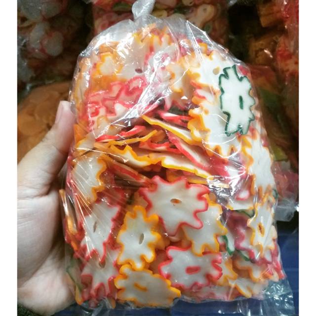 

Kerupuk Bawang Bentuk Bunga Kerupuk Seblak Kerupuk Mentah Warna Warni