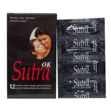 Kondom Sutra OK / Hitam Condom - 12 PCS