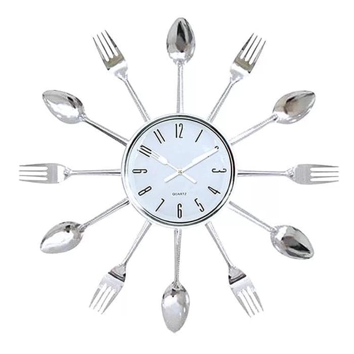 Jam Dinding Unik Model Alat Makan