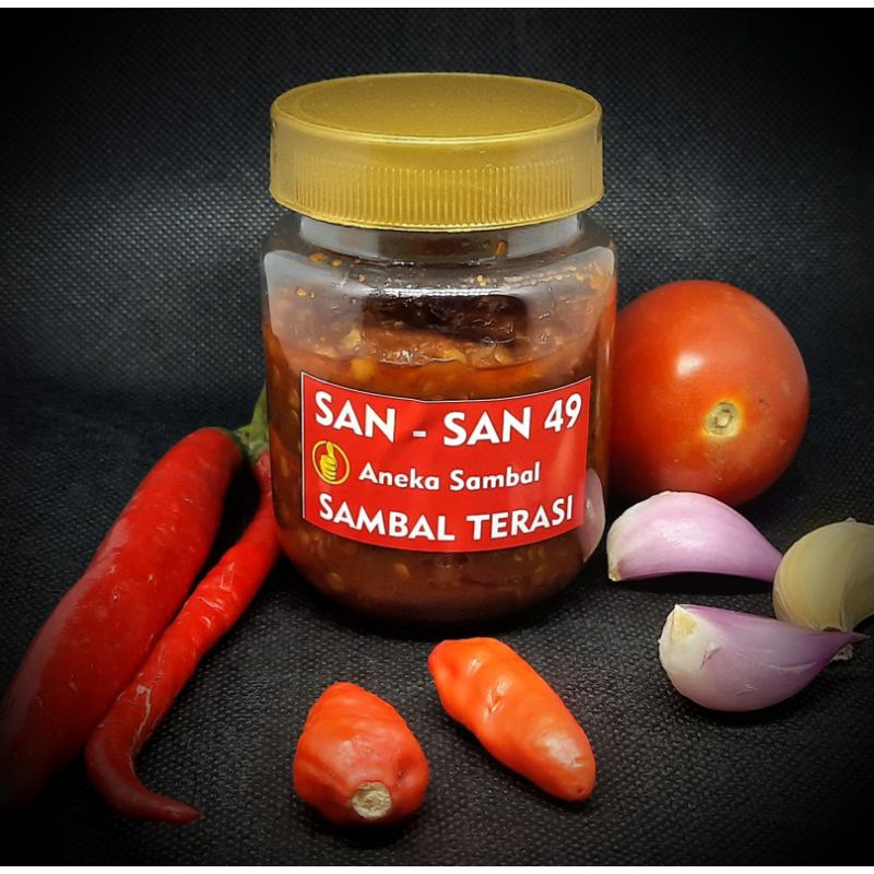 

SAMBAL SAN-SAN (TERASI) Berat bersih: 150g