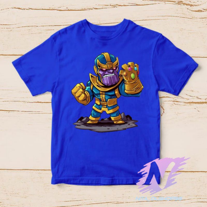 kaos anak avenger thanos baju karakter superhero