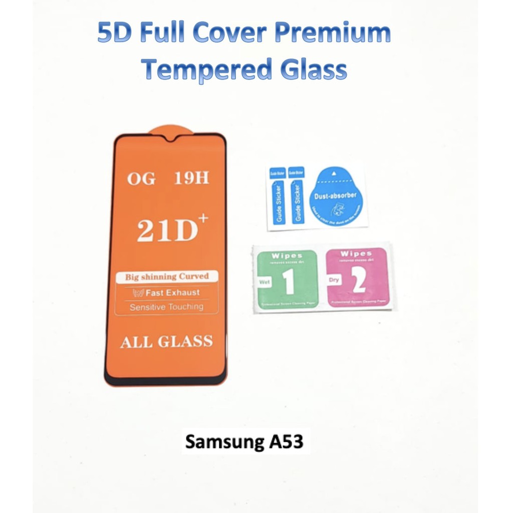 Samsung A53 5D 9D Full Cover Magic Glass Premium Tempered Glass