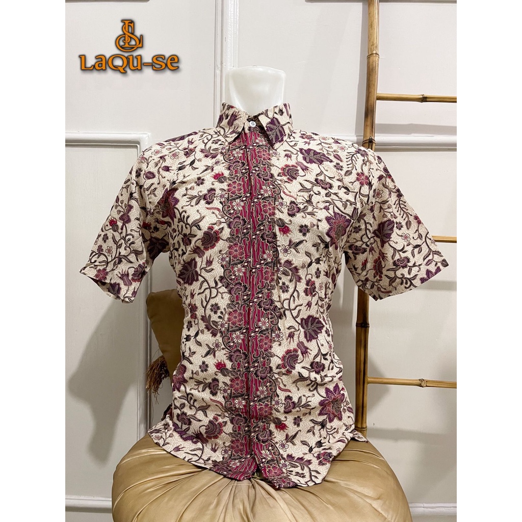 Kemeja Pesta Pria Kemeja Batik Kondangan Batik Pria Dewasa Atasan Batik Pria Lengan Pendek