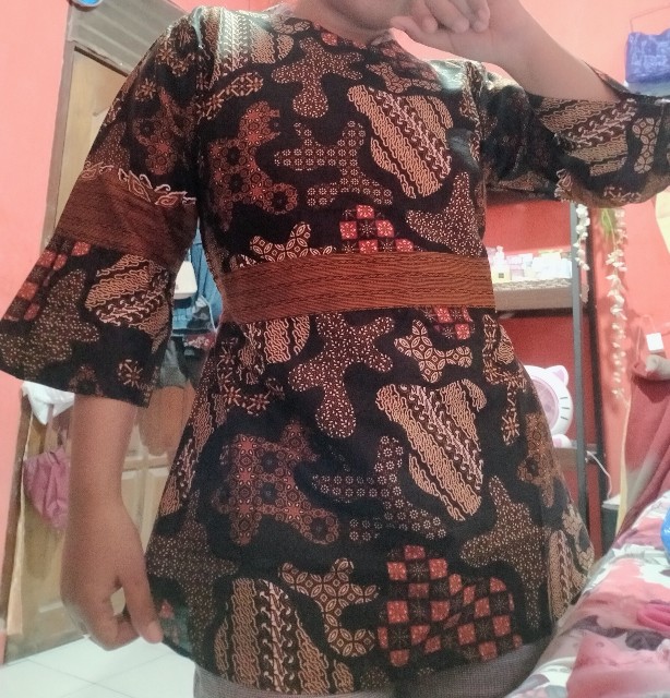 Atasan Batik Dolby Dolbi Dobby Doby Tenun Sutra Tulis Halus Katun Atbm Baron ,sarombit Atasan