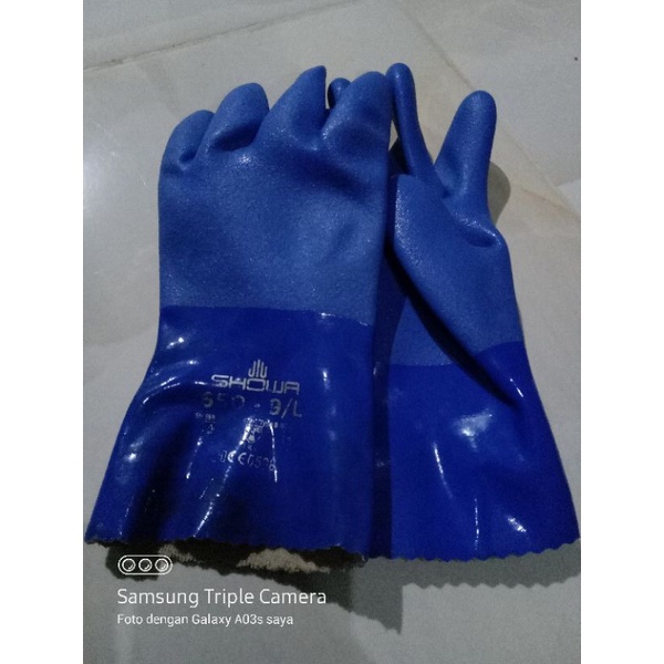 sarung tangan safety karet pvc sarung tangan kimia sarung tangan karet tebal