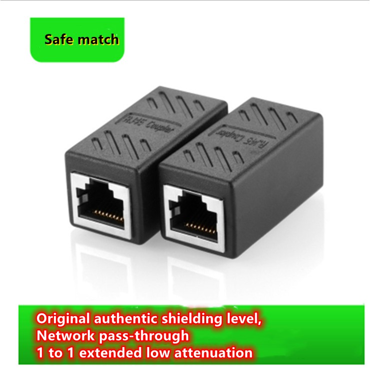 RJ45 Ethernet cable extension converter network LAN connector adapter extender