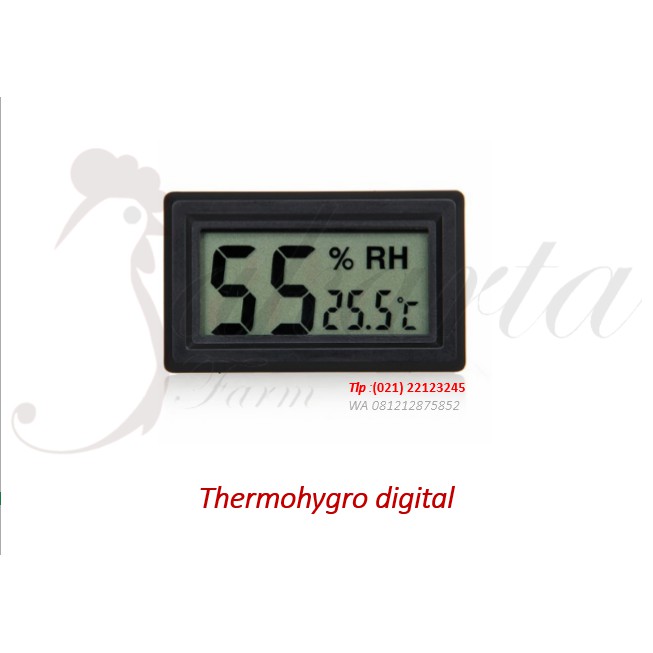 Hygrometer untuk mesin tetas telur