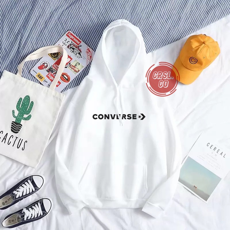 SWEATER DISTRO CONVERSE / COTTON FLEECE / PRIA WANITA / COD