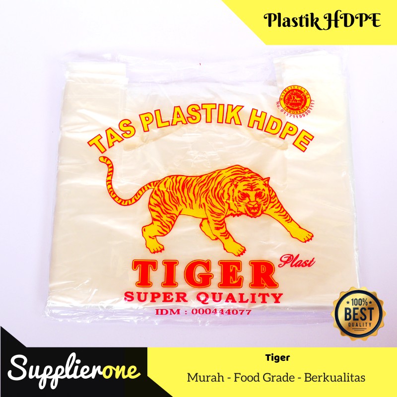 Plastik Kresek Tiger / Plastik Transparan / Kresek Transparan / Plastik Kresek Makanan