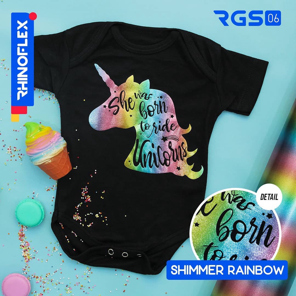 RHINOFLEX / POLYFLEX SHIMMER (RAINBOW,RAINBOW BLOOM)