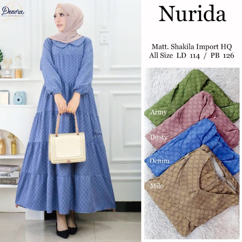 nurida by denora /Fashion wanita /baju lebaran 2022