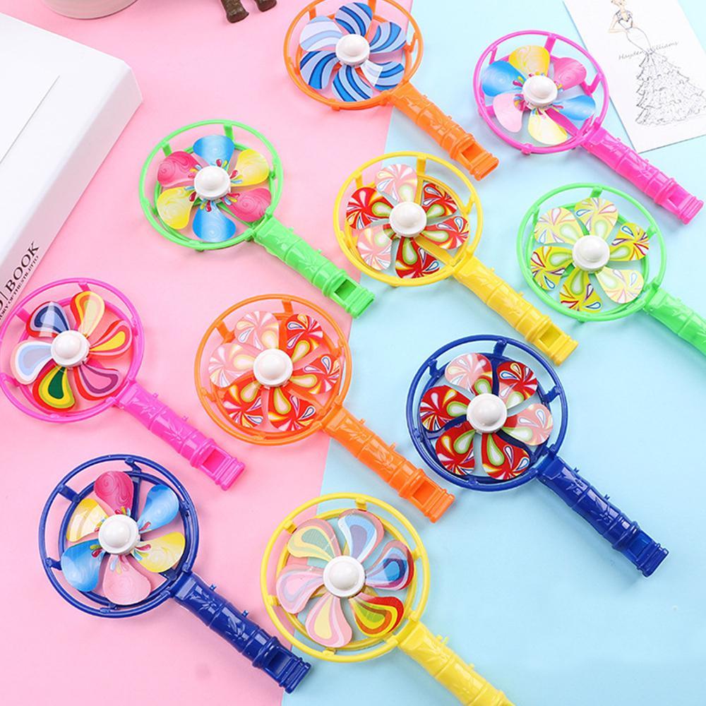 Preva 20Pcs Whistle Windmill Novelty Wind Spinner Hadiah Anak Pesta Ulang Tahun Decor Prank Maker