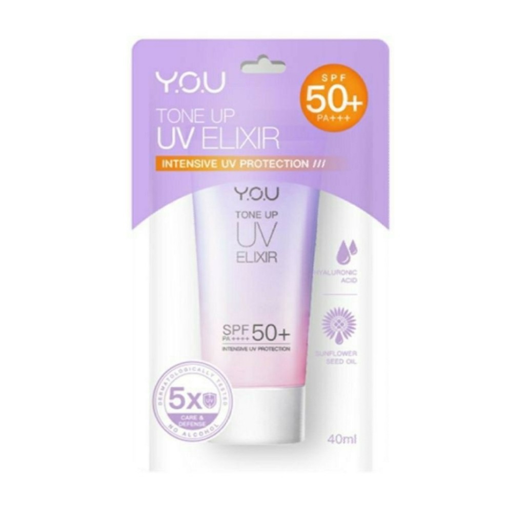 YOU TONE UP UV ELIXIR INTENSIVE UV PROTECTION SPF 50+ PA+++ 40ML