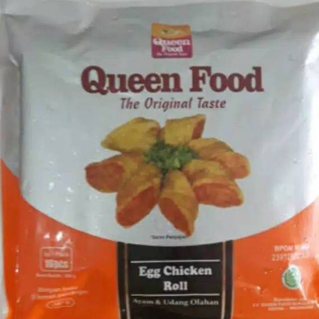 

Queen Food Egg Chicken Roll 350gram