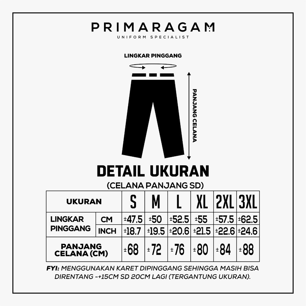 OBRAL BARANG CACAT Celana pramuka sd panjang pdl cargo celana pramuka panjang sd celana pramuka sd panjang ssd-07