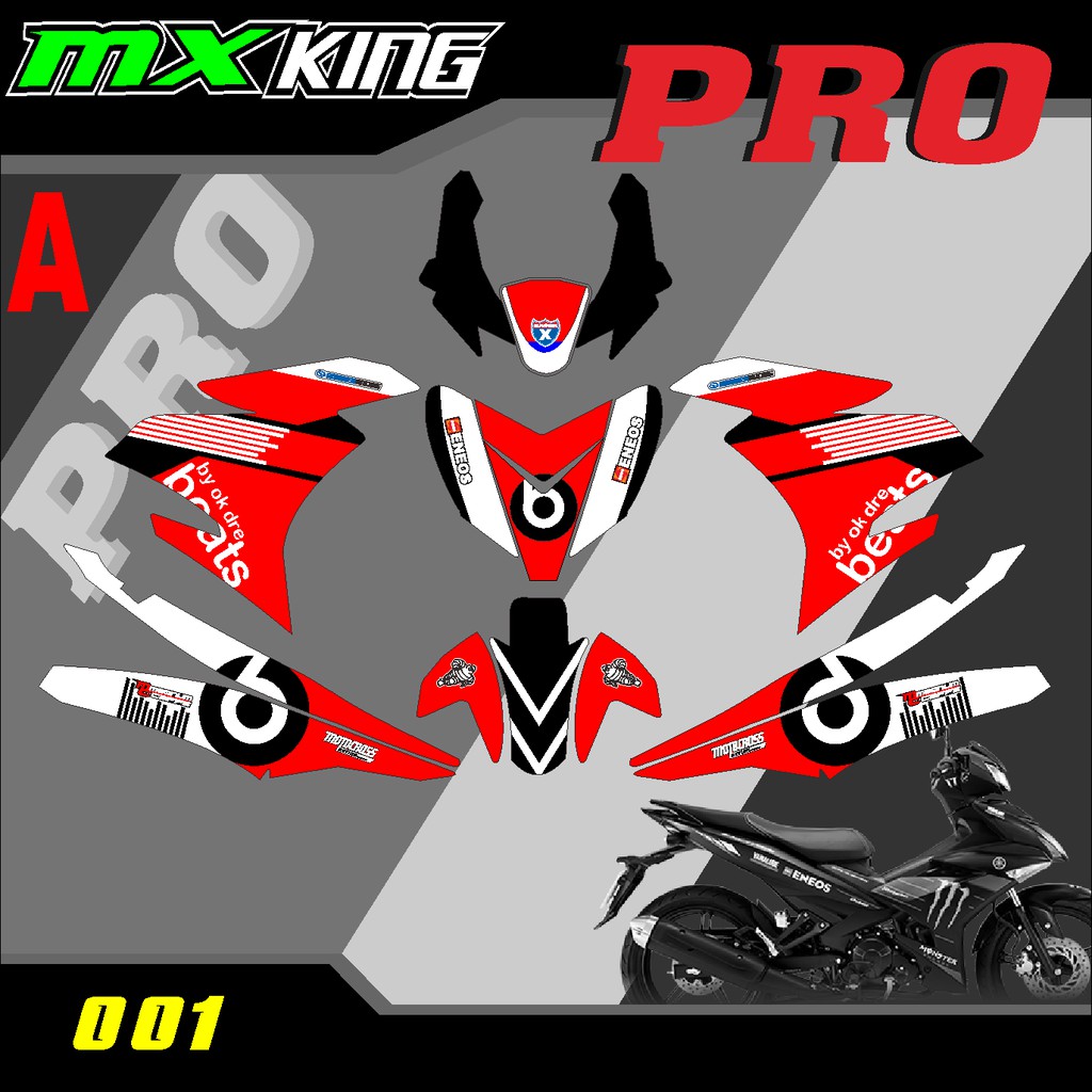 DECAL STICKER VARIASI MX KING/DECAL STIKER MX KING/DECAL MX KING 001