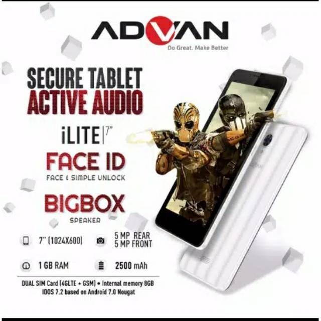 Advan Table I7u Lite 4G 1/8 Garansi Resmi