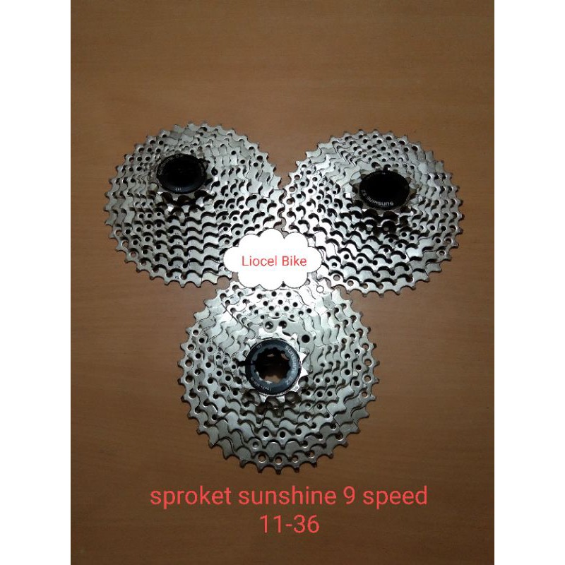 Sprocket 9 Speed 11 - 36 T Sunshine