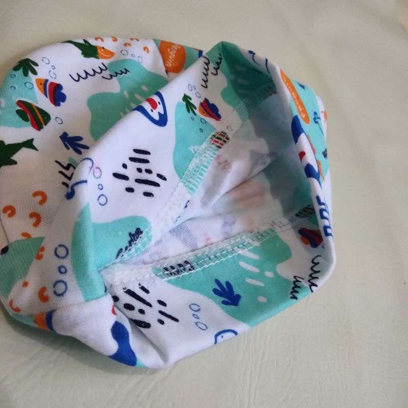 TOPI BAYI BULAT NEWBORN SNI / TOPI BAYI BULAT / KUPLUK BAYI