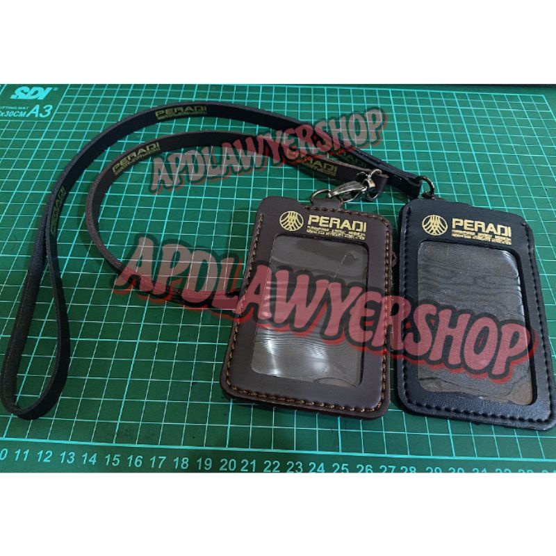 

Name Tag ID Card Tali Kulit PERADI Advokat Pengacara PREMIUM 100% ORIGINAL
