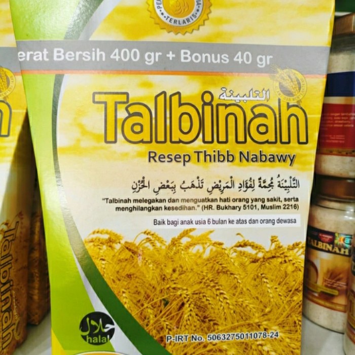 

PROMO [COD] talbinah resep Thibb nabawy 400gr+40 gr tepung gandum 100% original