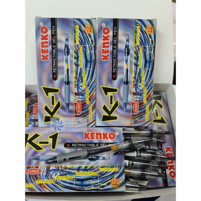 

PEN GEL KENKO K1 / PULPEN KENKO CETEK [LUSIN] RJT
