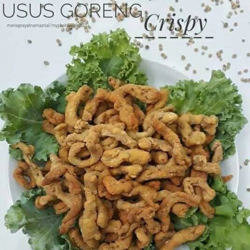 

kripik usus krispi/ Kripik usus super pedas