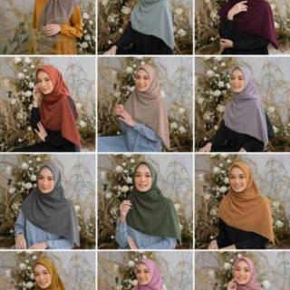 Tahiti HLsegiempat jilbab  Heaven Lights Shopee Indonesia