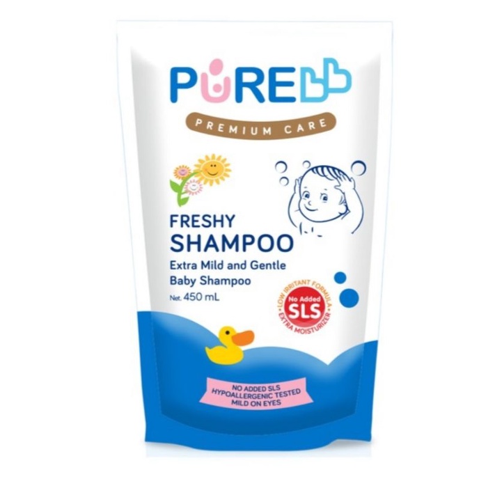 Pure Baby Fruity Shampoo 450ml Refil