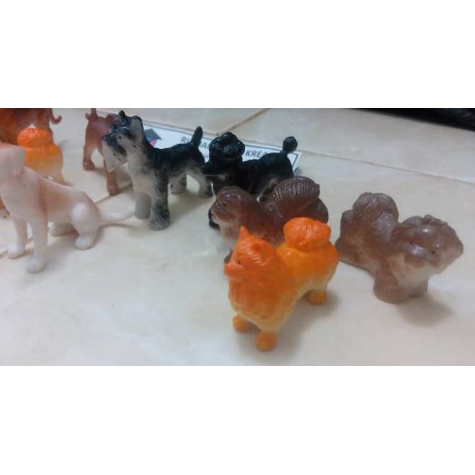 

14.84Ftgrdujh- Hewan Mainan Karet Mini Edisi Anjing / Dog -Toko-Boneka.