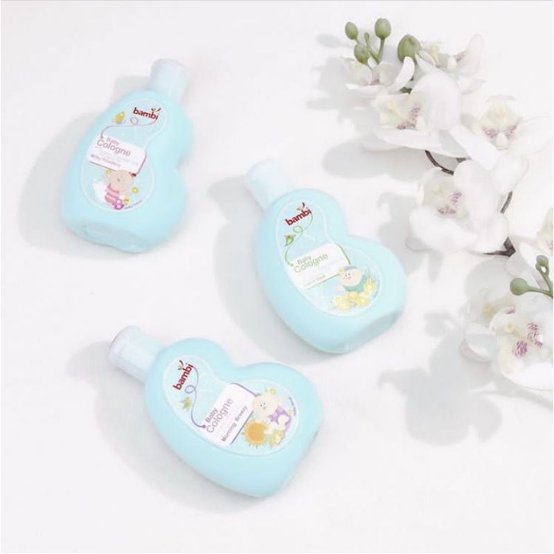 Bambi Baby Cologne bayi 100ml sweet floral / Milky powder / Morning Breez