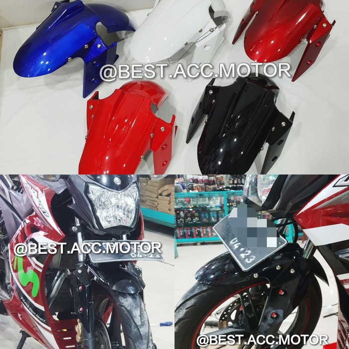 UNIVERSAL Spakbor depan model Ninja Fi / breket untuk semua jenis motor BODYPART MOTOR AKSESORIS