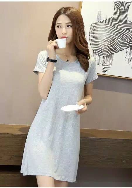 Daster kaos/mini skrit/daster  tangan pendek/daster murah/grosir daster/-1