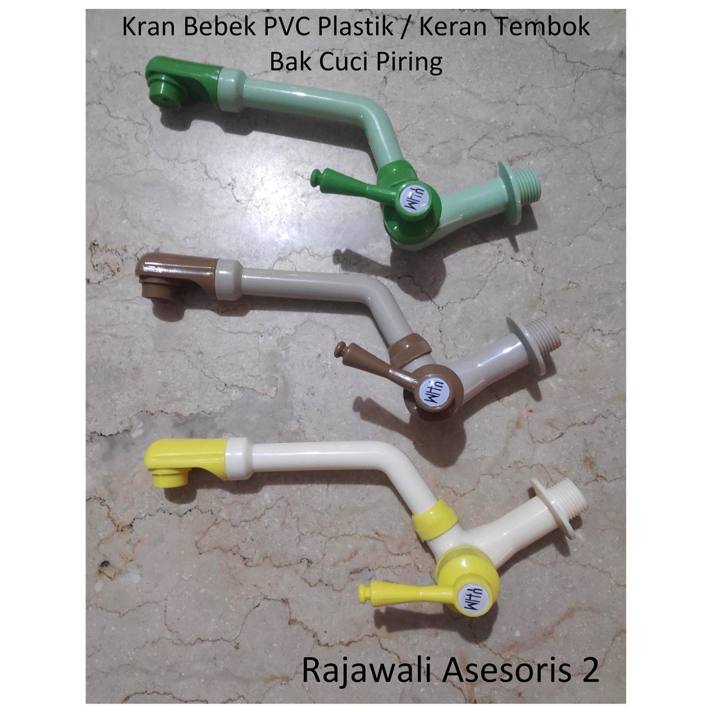 Kran Bebek PVC Plastik / Keran Tembok Bak Cuci Piring