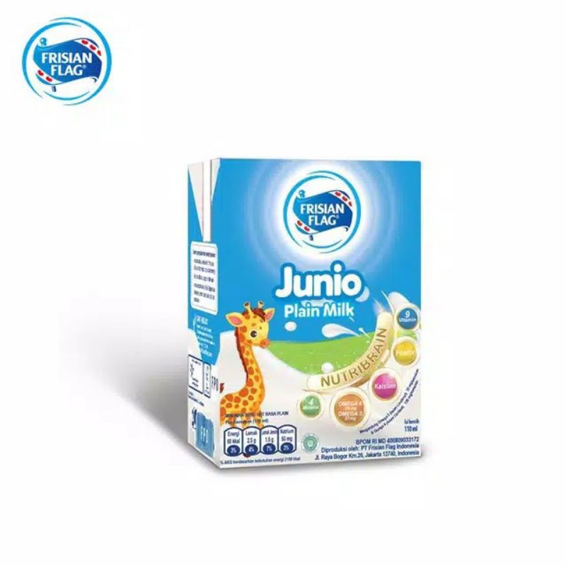 

Susu UHT Frisian Flag Junio Plain 110 ml
