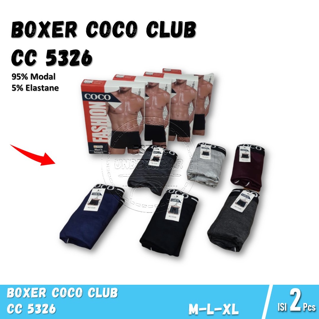 CELANA BOXER COCO  5326 ISI-2 PCS