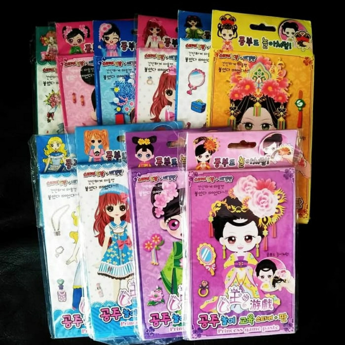 

Set Stiker Mainan Anak Tema Gadis Cantik