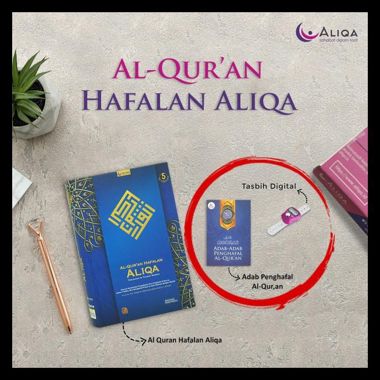 Buku Religi/Buku Spiritual Quran Hafal Aliqa Ukuran Sedang - Hitam