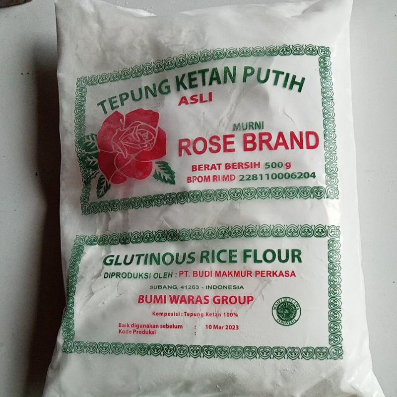

Tepung ketan rosebrand 500gr