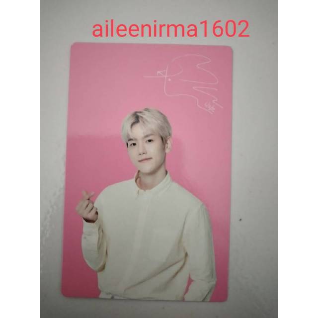 PHOTOCARD BAEKHYUN NATURE REPUBLIC 10th ANNIVERSARY